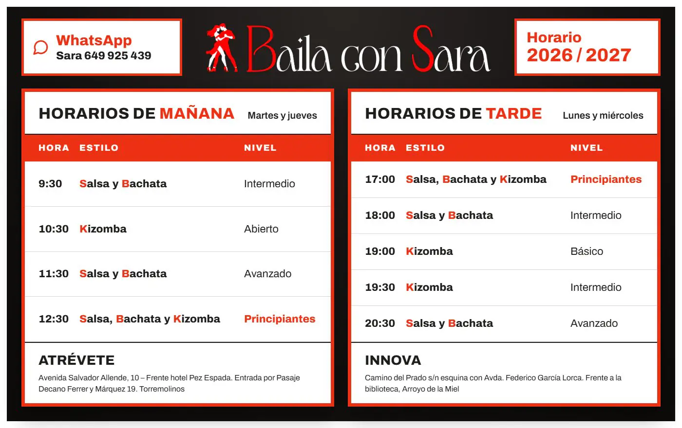 Clases de salsa en Málaga
